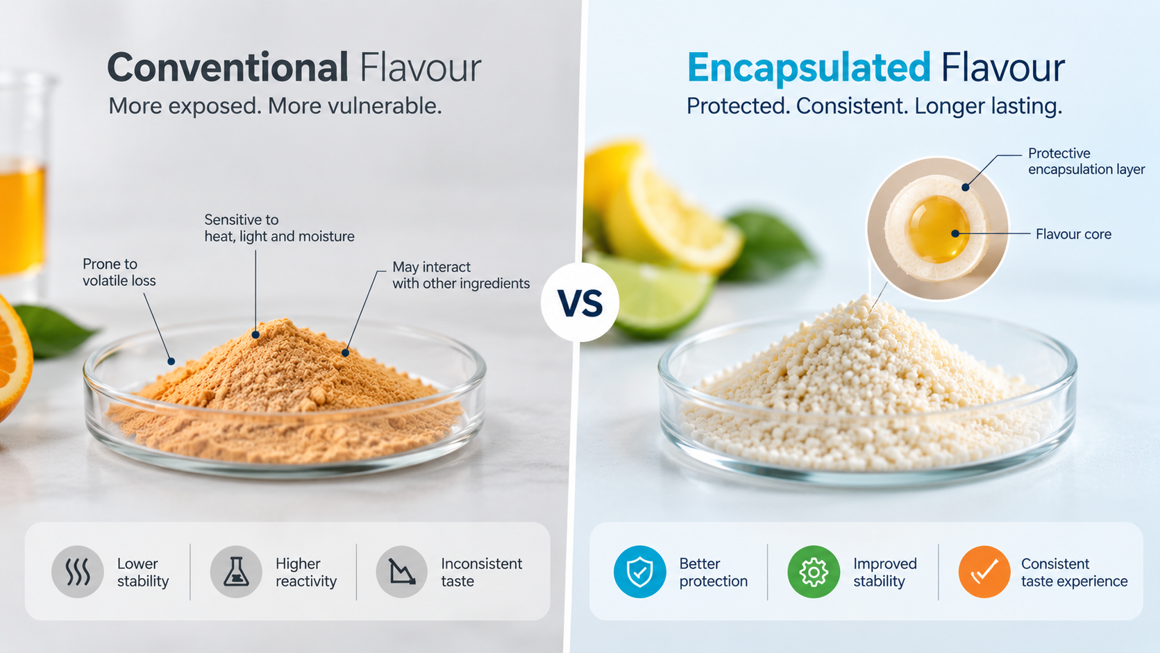 How Encapsulated Flavours Support Product Performance