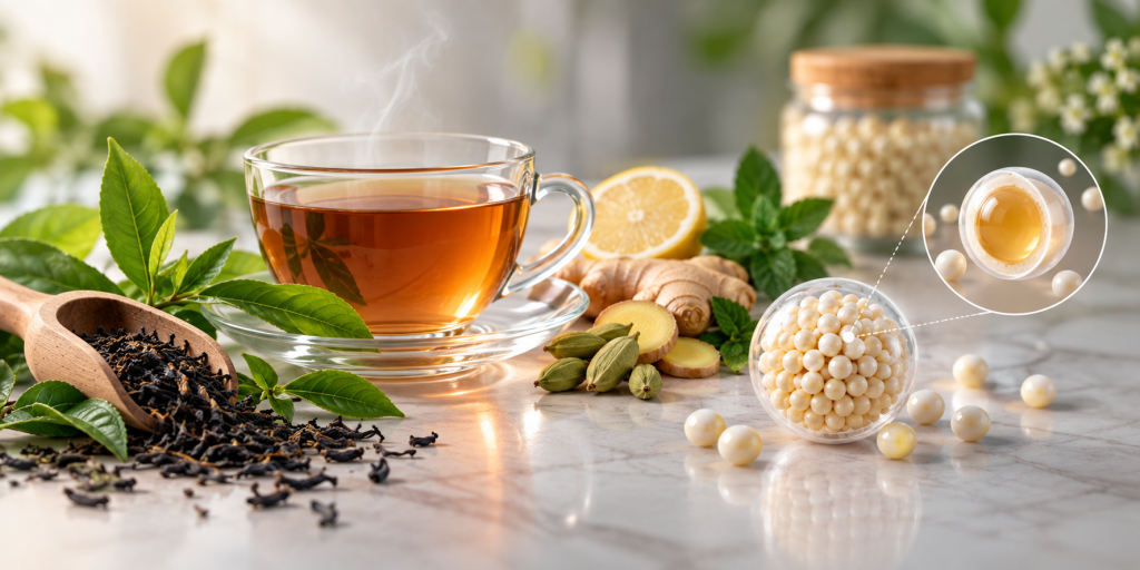 Microencapsulated Tea Flavours