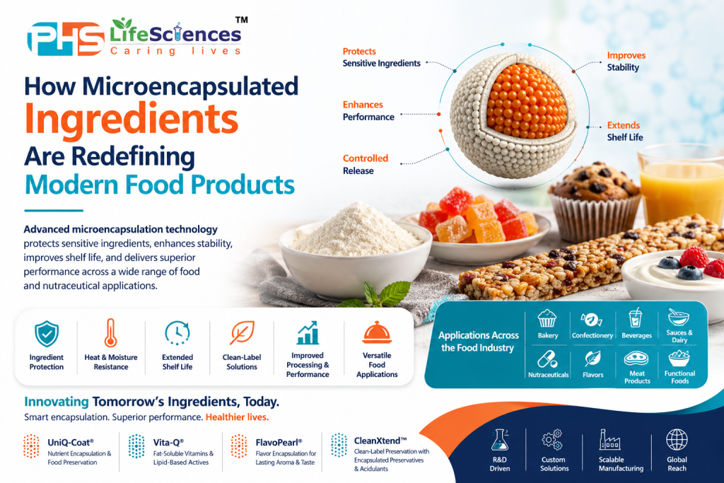 How Microencapsulated Ingredients Are Redefining Modern Food Products